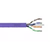 DIGITUS Cat.6 U/UTP B2ca installatiekabel, AWG23/1, LSOH, 500m, lila, rol