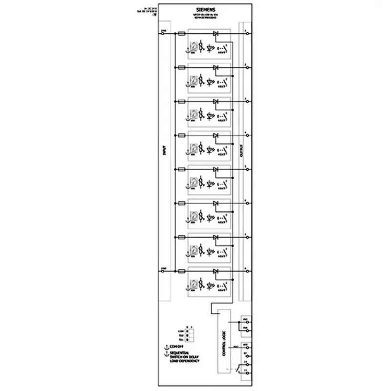 Siemens SITOP SEL1400 selectiviteitsmodule DC 24 V/8 x 2,1 A (6EP4438-7EB00-3DX0)