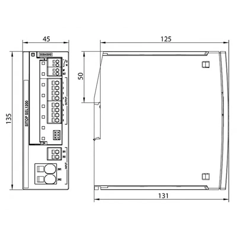 Siemens SITOP SEL1400 selectiviteitsmodule DC 24 V/8 x 2,1 A (6EP4438-7EB00-3DX0)