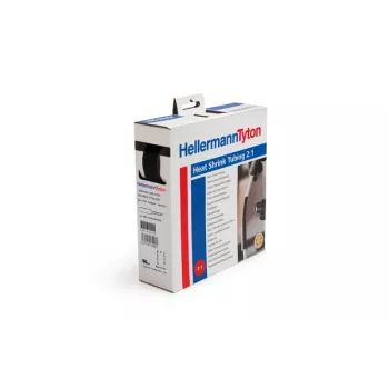 HellermannTyton HIS-1 krimpkous 12,7mm/6,4mm 2:1 5m zwart dispenserbox (300-31270)