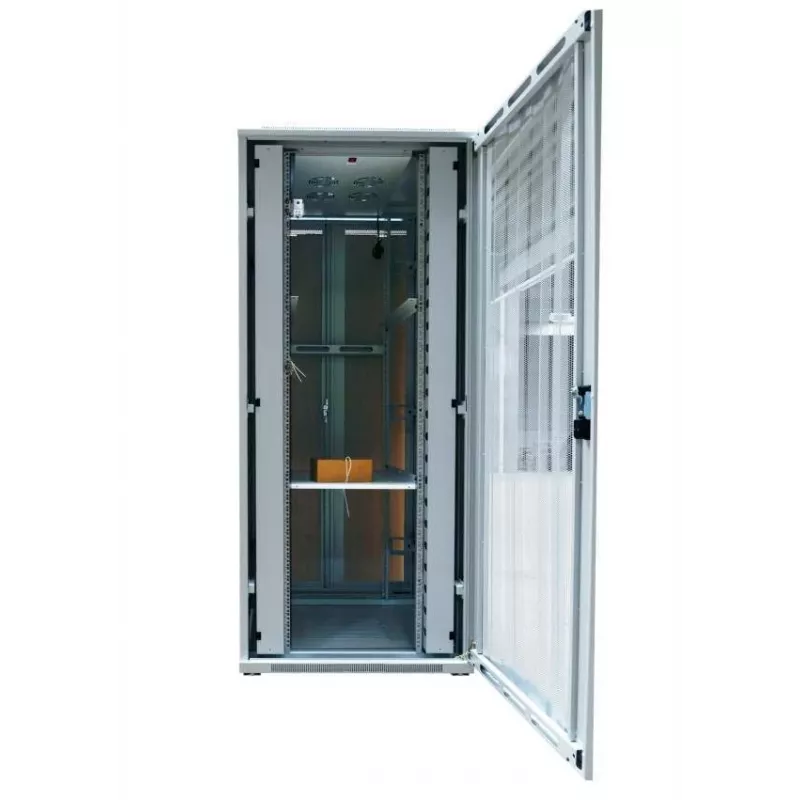 ALLNET ALL-SNB81222EKGrau 22U staande netwerkkast - 500 kg draagvermogen - grijs - 4 ventilatoren