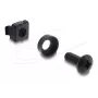 DELOCK Rack-Montageset voor 10 inch en 19 inch 100 stuks Zwart