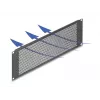DELOCK 19 inch Blindpaneel met ronde gaten 3U Zwart