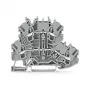 WAGO 2002-2201 TOPJOB S 2-aderige doorvoerklem, 2,5 mm², 500 V, grijs