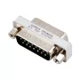 EFB Elektronik DB-15 netwerkkop pel mannelijk naar vrouwelijk AUI-adapter