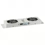 EFB-Elektronik BASIC ventilatorunit 2-voudig, incl. thermostaat, RAL 9005 plug & play, voor wandbehuizing IP55