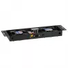 EFB-Elektronik BASIC ventilatorunit 2-voudig, incl. thermostaat, RAL 9005 plug & play, voor wandbehuizing IP55