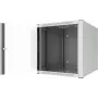 EFB Elektronik 19 inch wandbehuizing 12U diepte 800 mm voorgemonteerd RAL7035