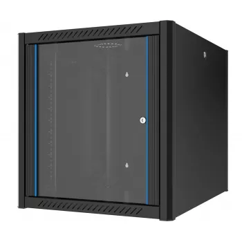 EFB Elektronik 19 inch wandbehuizing 12U, diepte 800 mm, voorgemonteerd, RAL 9005 (691912TS.80)