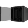EFB Elektronik 19 inch wandbehuizing 12U, diepte 800 mm, voorgemonteerd, RAL 9005 (691912TS.80)