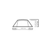 Salewa Denali III 3-persoons koepeltent - Cactus/Grey