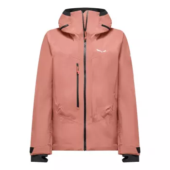 Salewa Sella 3L PTX Jacket Dames - Desert Pink XS