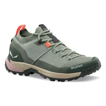 Salewa Puez 2 Knit Ptx dames wandelschoenen - Shadow/Olive, Maat 38