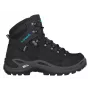 LOWA Renegade GTX Mid Ws Wandelschoenen - Dames - Zwart/Turquoise