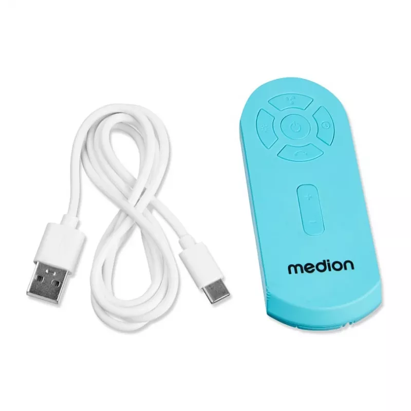 MEDION LIFE Camping Fan E10 TF (MD 12065) grijs/blauw