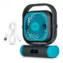 MEDION LIFE Camping Fan E10 TF (MD 12065) grijs/blauw