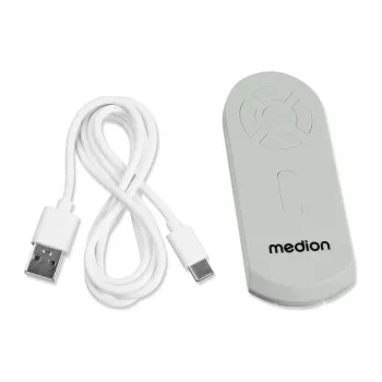 MEDION LIFE Camping Fan E10 TF (MD 12065) grijs/wit