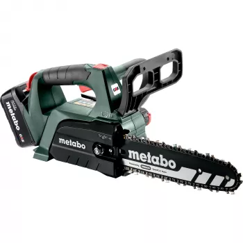 METABO MS 18 LTX BL 25 (601595900) SET accu kettingzaag (groen/zwart, Li-Ion accu 4,0Ah 18V)