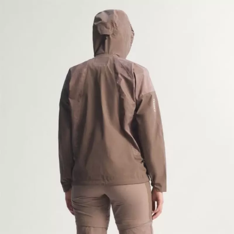 adidas TERREX Xperior 2.5L Hybrid Primeknit Climaproof Jacket - Trace Brown - maat S