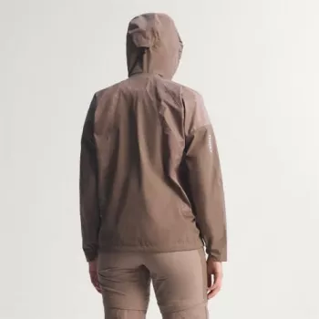 adidas TERREX Xperior 2.5L Hybrid Primeknit Climaproof Jacket - Trace Brown (dames, maat M)