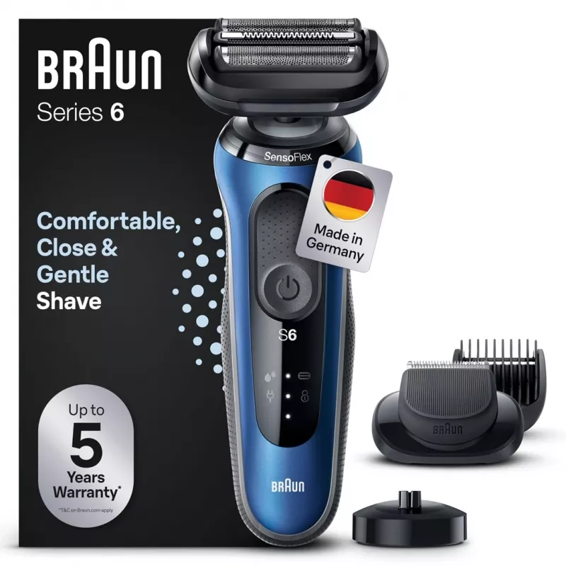 Braun Series 6 61-B4500cs foliescheerapparaat blauw
