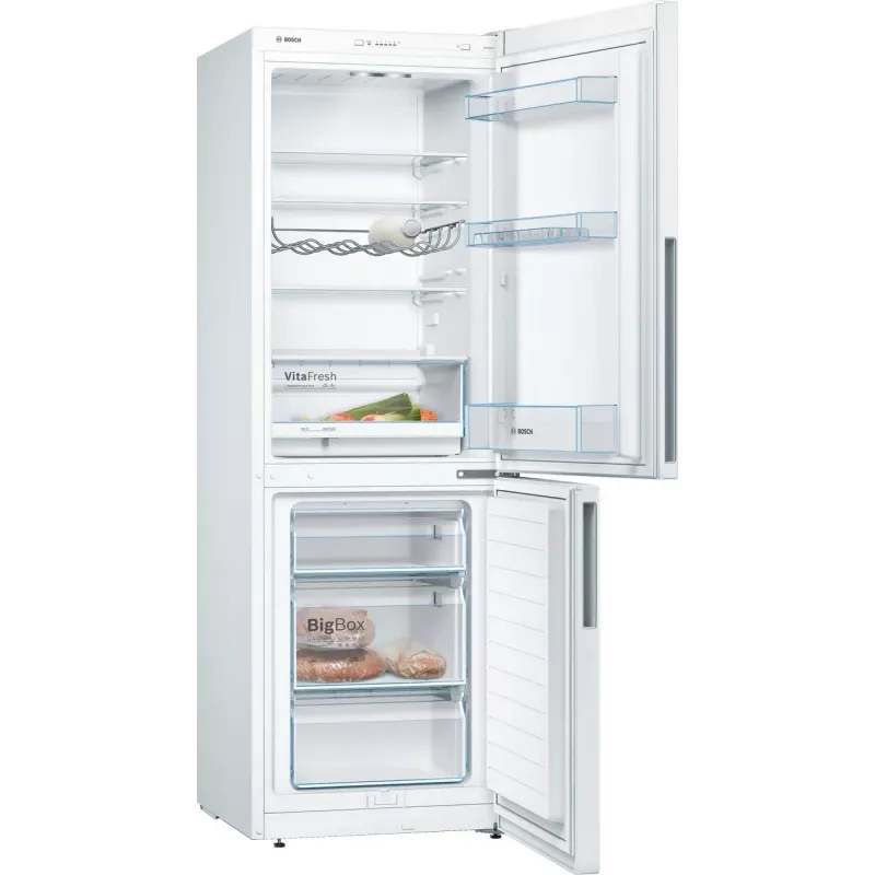 Bosch KGV33VWEA vrijstaande koel-vriescombinatie, 288 L, wit, energieklasse E