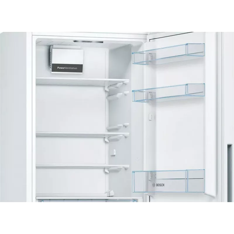 Bosch KGV362WEAS koel-vriescombinatie, wit, 308 L totale netto inhoud, energieklasse E