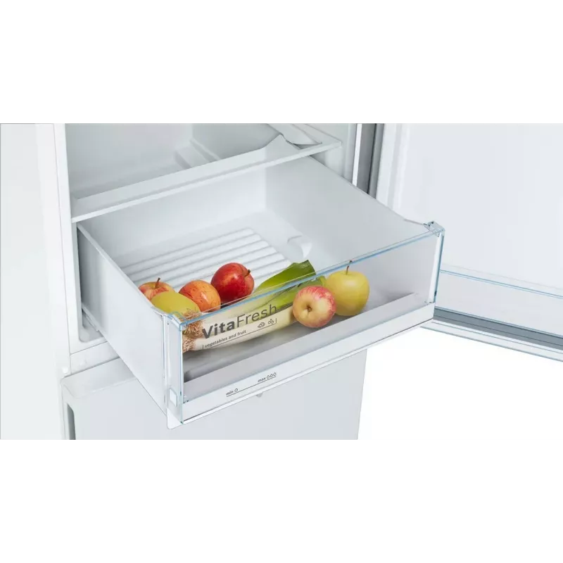 Bosch KGV362WEAS koel-vriescombinatie, wit, 308 L totale netto inhoud, energieklasse E