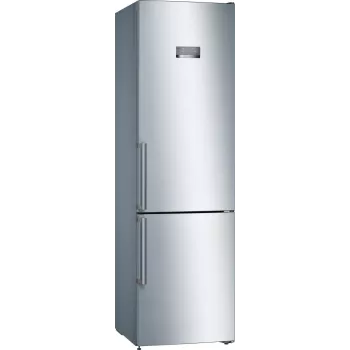 Bosch KGN397LEQ vrijstaande koel-vriescombinatie met NoFrost, VitaFresh, 363 l, inox-look, energie-efficiëntieklasse E