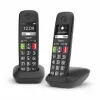 Gigaset E290 Duo DECT/analoge draadloze telefoon zwart - 2 handsets
