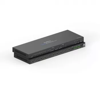 PureLink 2x8 HDMI 2.1-splitter - 48Gbps met scaler en audio-de-embedding