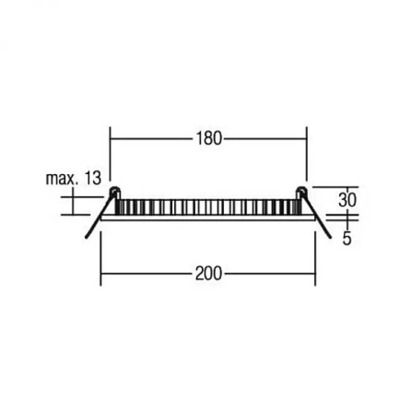 Brumberg 12217073 EB-Panel FLAT30 rond wit 830 16W 24V LED inbouwplafondpaneel