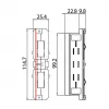 Brumberg 87114070 elektrische connector 3-fase-rail ONETRACK DALI wit