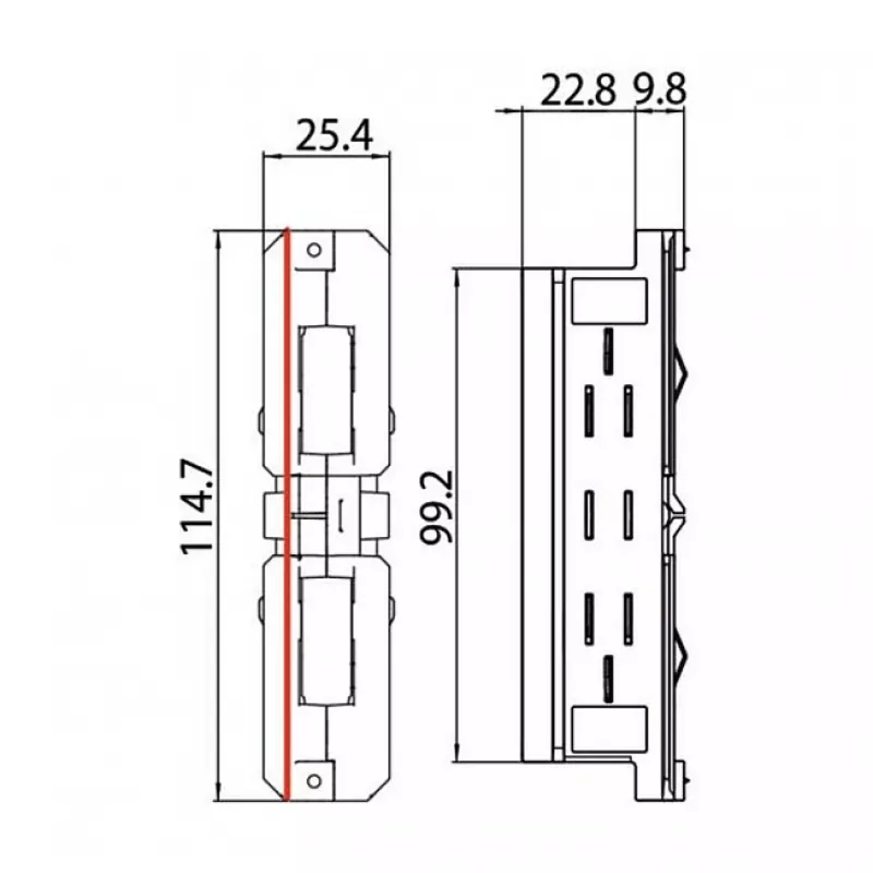 Brumberg 87114070 elektrische connector 3-fase-rail ONETRACK DALI wit