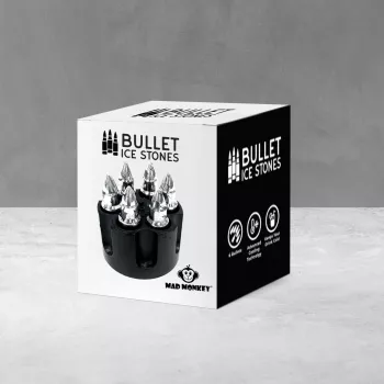 Mad Monkey roestvrijstalen Bullet Ice Cubes