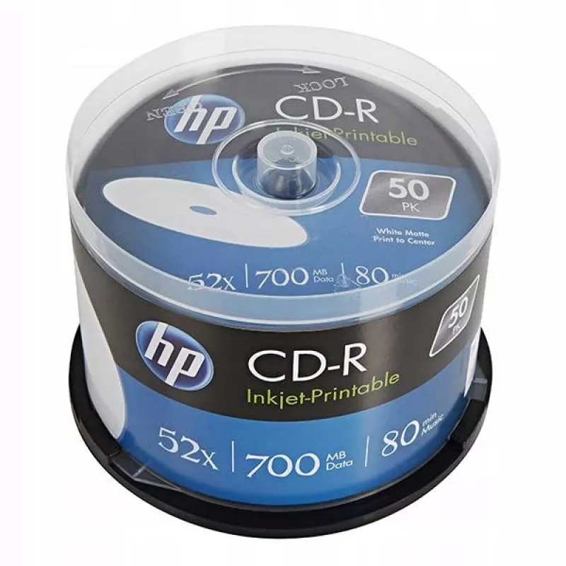 Verbatim DataLifePlus CD-R 700 MB 80 min 52x inkjet bedrukbaar spindle 50-pack