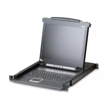 ATEN CL1000M US Single Rail 17 inch LCD KVM-console - 1U rackmontage - PS/2 & USB - US-layout