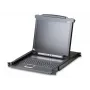 ATEN CL1000M US Single Rail 17 inch LCD KVM-console - 1U rackmontage - PS/2 & USB - US-layout