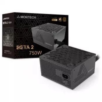 Montech BETA 2 80 PLUS Bronze voeding, ATX 3.1 - 750 watt, zwart