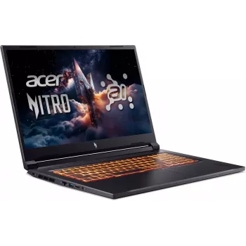 Acer Nitro V 17 AI gaming-laptop - AMD Ryzen AI 5 240, 17,3 inch FHD 144Hz, 16GB DDR5, 512GB SSD, GeForce RTX 5060, Windows 11 Home, obsidiaanzwart