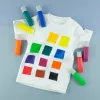 Pentel Arts FFPC1-12 textielverfset, diverse kleuren, 12 x 6 ml tubes