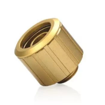 Bitspower Artemis Compression Fitting Straight G1/4 inch male naar 16/10mm tubing - Stardust Gold