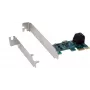 Exsys EX-3519 SATA-controller PCIe x1 voor 2 HDD- en SSD-stations - SATA III 6 Gbit/s
