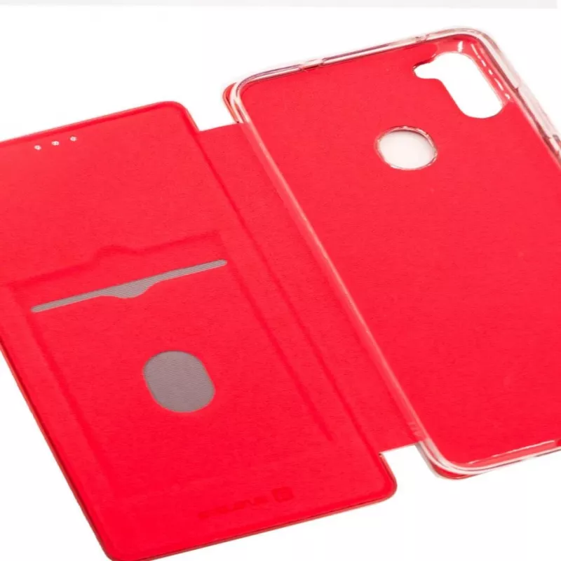 Evelatus Samsung Galaxy A11 book case wallet stijl wijnrood