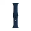 Evelatus Apple Watch 42/44/45mm silicone loop bandje (S/M 110mm) blauw