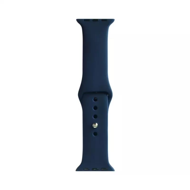 Evelatus Apple Watch 42/44/45mm silicone loop bandje (S/M 110mm) blauw