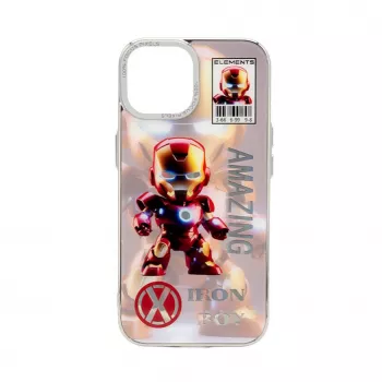 iLike Apple iPhone 15 PC Siliconen Case Iron Boy