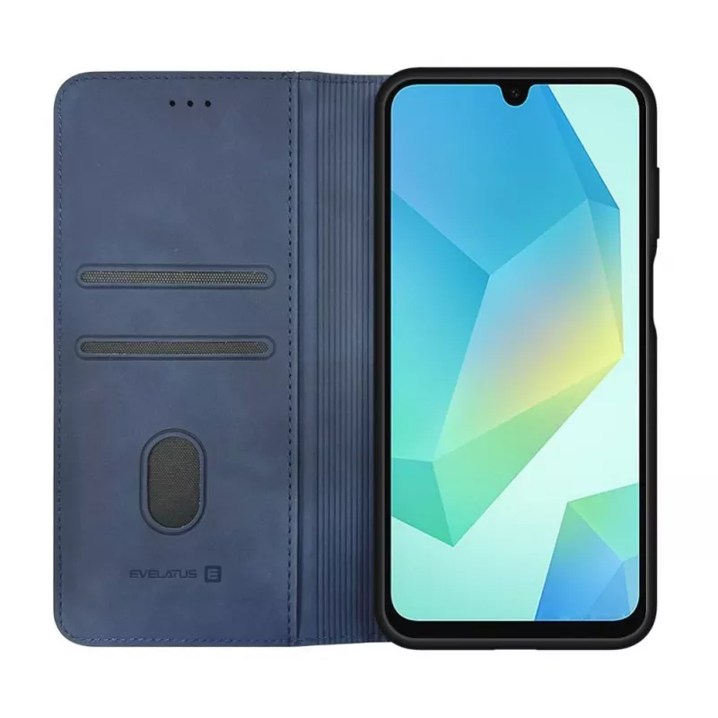 Evelatus Samsung Galaxy A26 Book Case Folio Donkerblauw