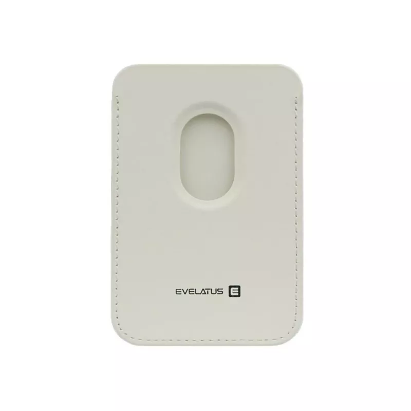 Evelatus Universele PU Leren Wallet met MagSafe Wit