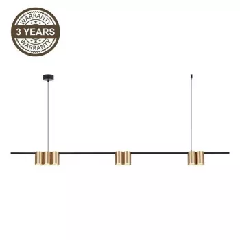Hanglamp PORI 7XGU10 ML0372 goud